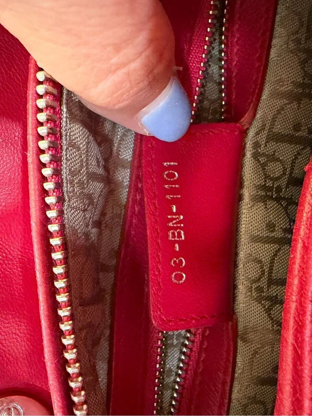 Authnetic Dior Cannage Lady Dior Bag medium